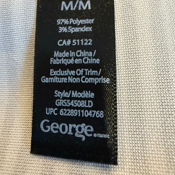 George black and white stripe sheath dress, Belt with Buckle - Picture 8 of 9